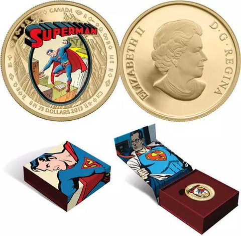 14-Karat Gold Coin - Superman 75th Anniversary Gold Coin