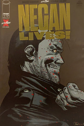 Walking Dead Negan Lives One-Shot 1C Gold Foil Variant Near Mint