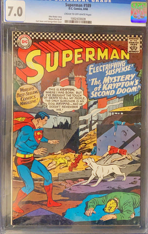 Superman #189 CGC 7