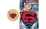 14-Karat Gold Coin - Iconic Superman™ Comic Book Covers: The Adventures of Superman #596 from 2001 - Mintage: 2,000 (2014)